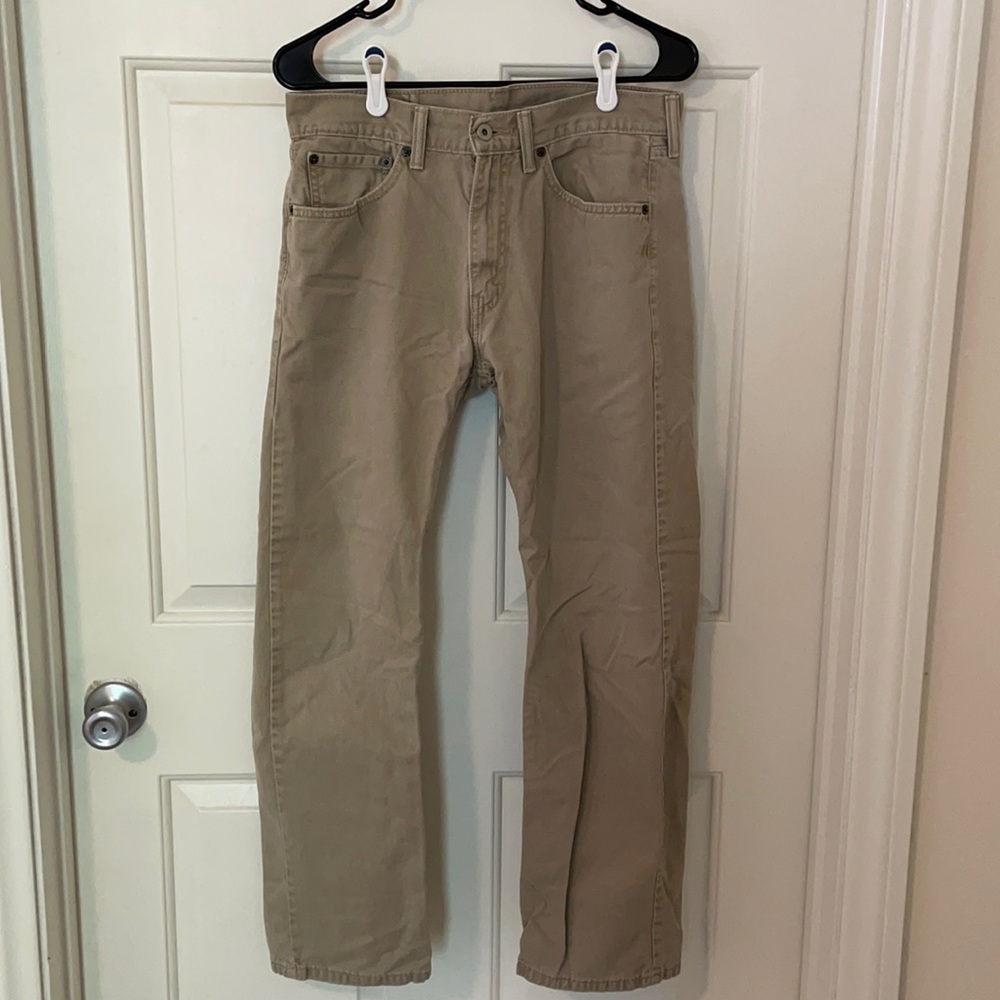 Men’s Levi’s 505, tan